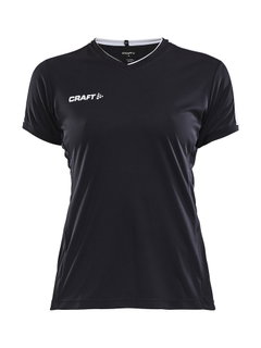 Craft Sport-Shirt Progress Practice (100% Polyester) schwarz Damen